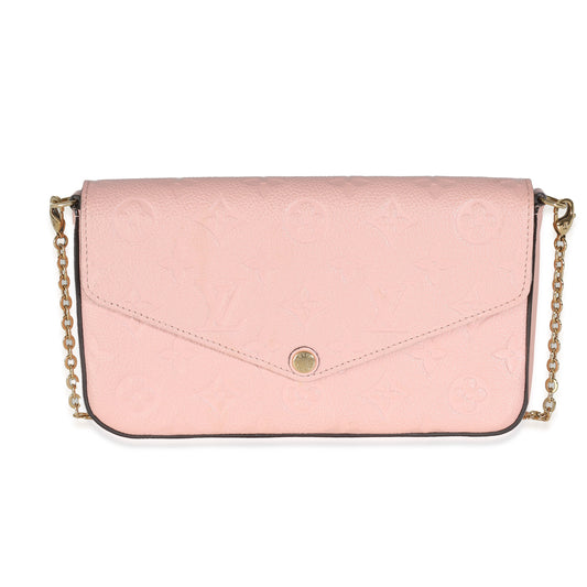 Louis Vuitton Rose Poudre Empreinte Felicie Pochette