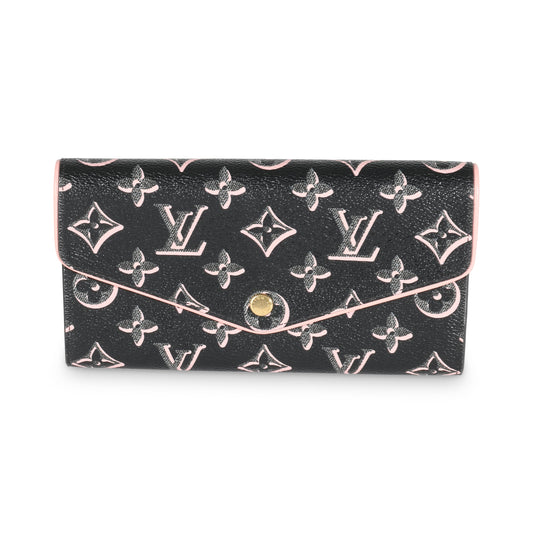 Louis Vuitton Black Monogram Fall For You Canvas Sarah Wallet