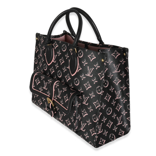 Louis Vuitton Black Monogram Canvas Fall For You Onthego MM