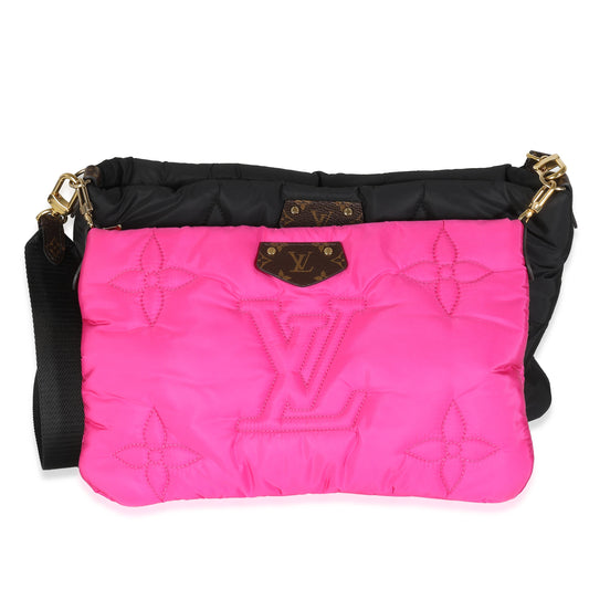 Louis Vuitton Black Fuchsia Econyl Monogram Maxi Multi Pochette Accessories