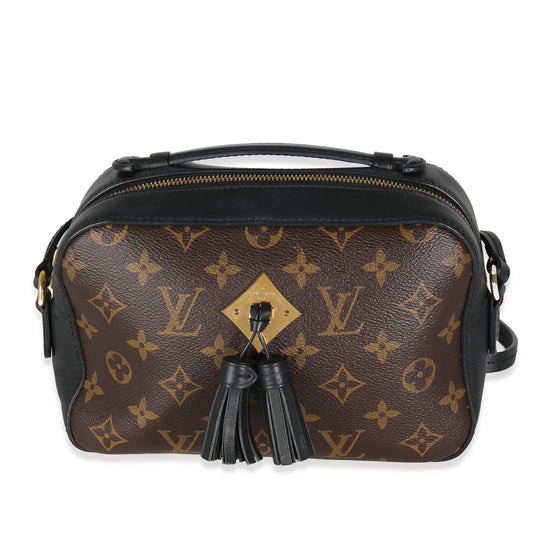 Louis Vuitton Black Monogram Canvas Saintonge