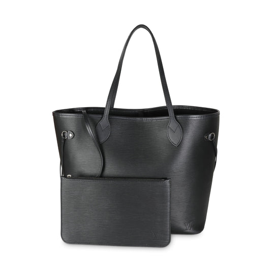 Louis Vuitton Black Epi Neverfull MM