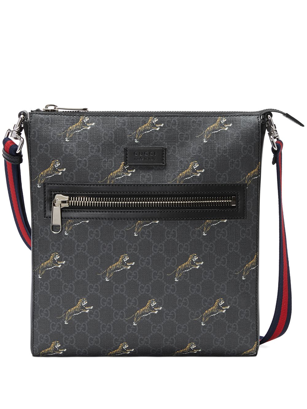 Gucci GG Supreme messenger with tigers