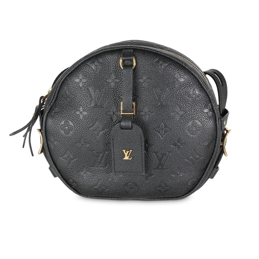 Louis Vuitton Black Empreinte Boite Chapeau Souple MM