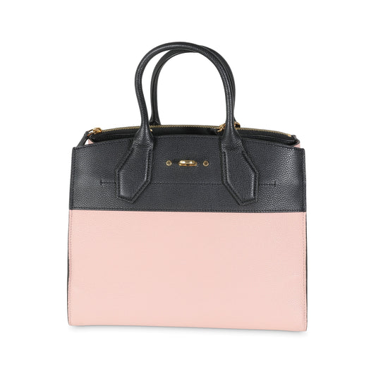 Louis Vuitton Black Magnolia Taurillon City Steamer PM