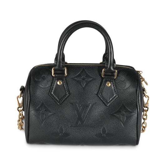 Louis Vuitton Black Monogram Giant Empriente Speedy Bandouliere 20