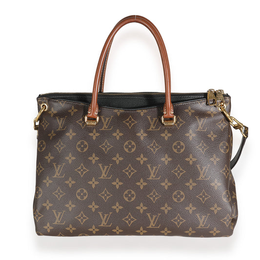Louis Vuitton Black Monogram Canvas Pallas MM