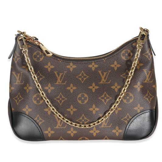 Louis Vuitton Black Monogram Canvas Boulogne NM