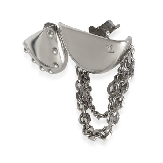 Louis Vuitton Palladium Plated Bionic Earrings