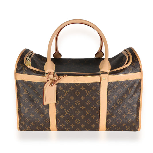 Louis Vuitton Monogram Canvas Sac Chien 50 Pet Carrier