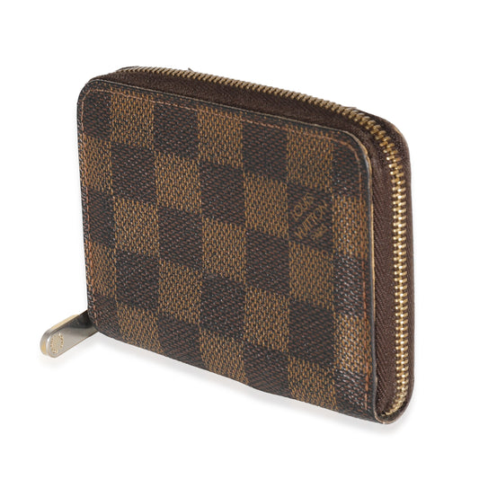 Louis Vuitton Damier Ebene Canvas Zippy Coin Purse