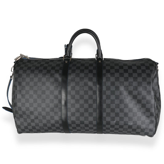 Louis Vuitton Damier Graphite Canvas Keepall Bandouliere 55