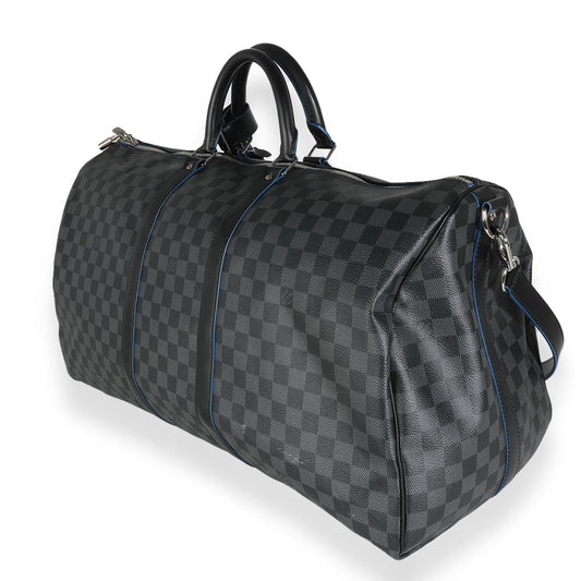 Louis Vuitton Damier Graphite Canvas Keepall Bandouliere 55