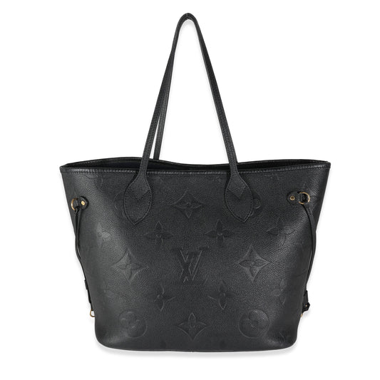 Louis Vuitton Black Monogram Empreinte Neverfull MM