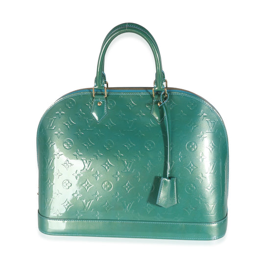 Louis Vuitton Blue Galactic Monogram Vernis Alma GM