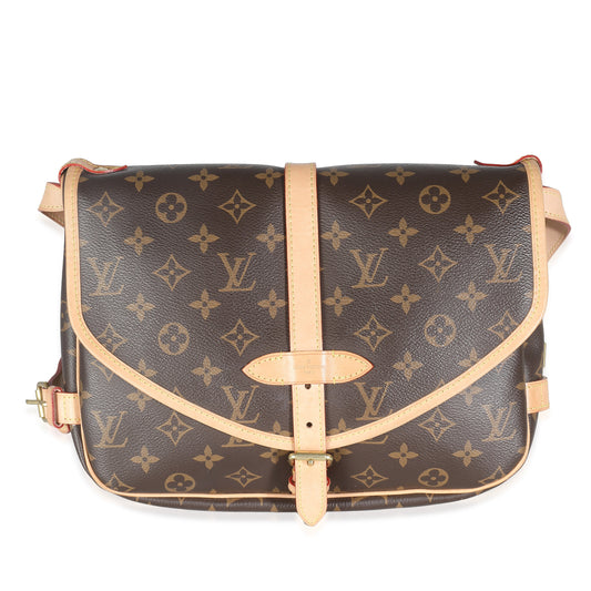 Louis Vuitton Monogram Canvas Saumur 30