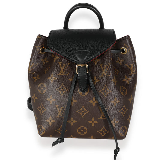 Louis Vuitton Black Monogram Canvas Montsouris BB