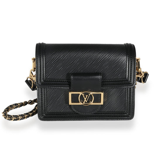 Louis Vuitton Black Epi Mini Dauphine