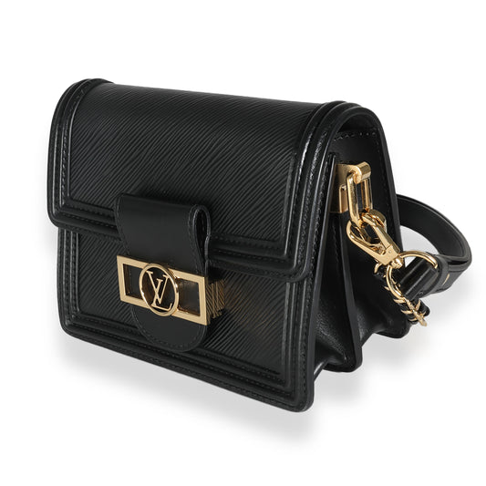 Louis Vuitton Black Epi Mini Dauphine