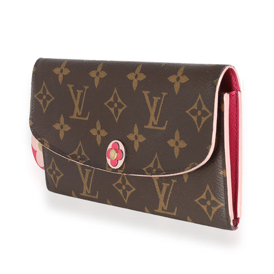 Louis Vuitton Monogram Canvas Blooming Flowers Emilie Wallet