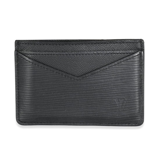 Louis Vuitton Black Epi Neo Card Holder