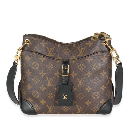 Louis Vuitton Black Monogram Canvas Odeon PM