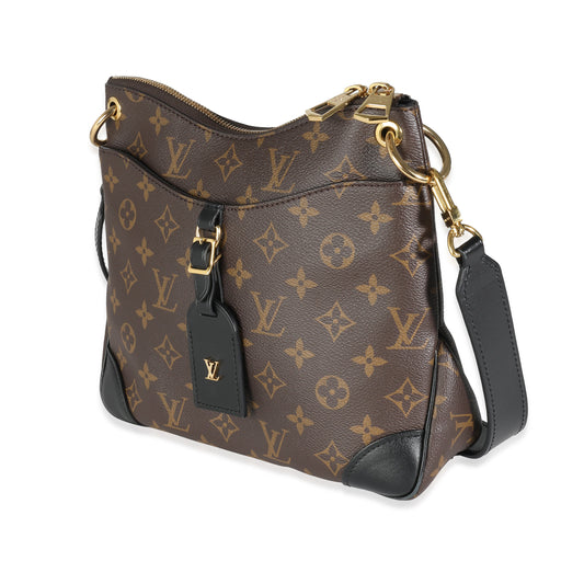 Louis Vuitton Black Monogram Canvas Odeon PM