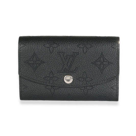Louis Vuitton Black Mahina Victorine Wallet