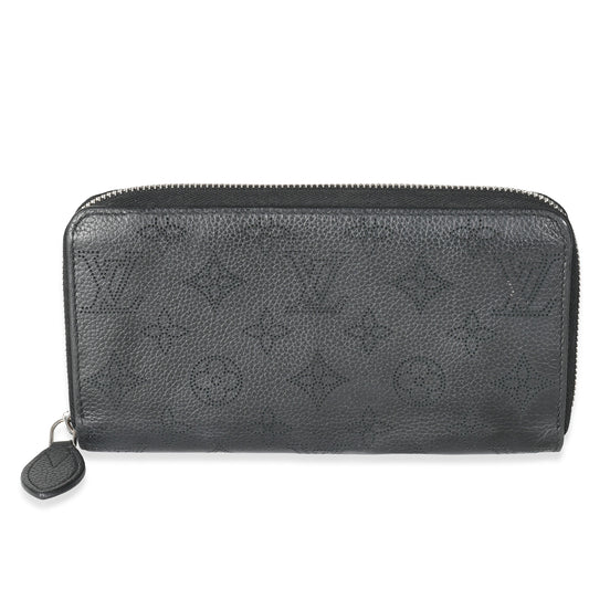 Louis Vuitton Black Mahina Zippy Wallet