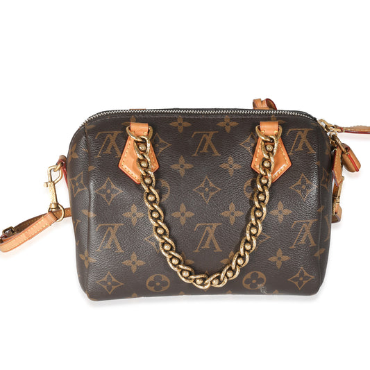 Louis Vuitton Monogram Canvas Chain Speedy 20