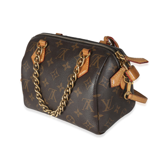 Louis Vuitton Monogram Canvas Chain Speedy 20