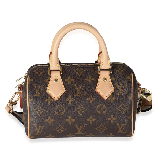 Louis Vuitton Black Monogram Canvas Speedy Bandouliere 20