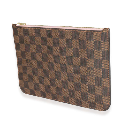 Louis Vuitton Damier Ebene Canvas Neverfull Pouch