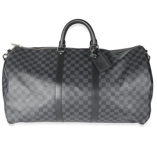 Louis Vuitton Damier Graphite Canvas Keepall Bandouliere 55