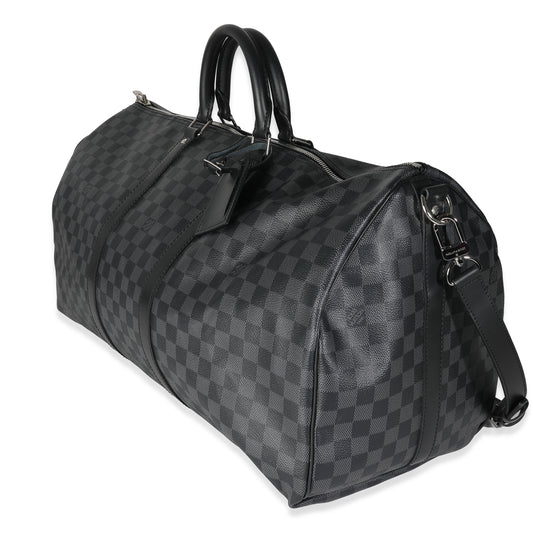 Louis Vuitton Damier Graphite Canvas Keepall Bandouliere 55