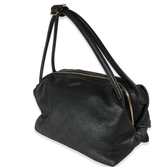 Louis Vuitton Black Monogram Mahina Galatea PM