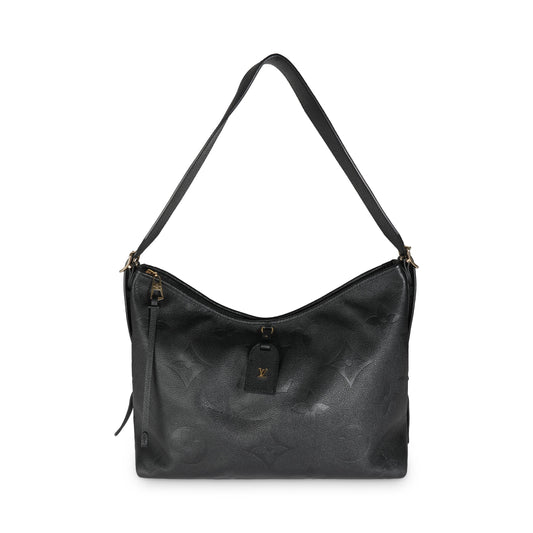 Louis Vuitton Black Giant Monogram Empreinte Carryall MM