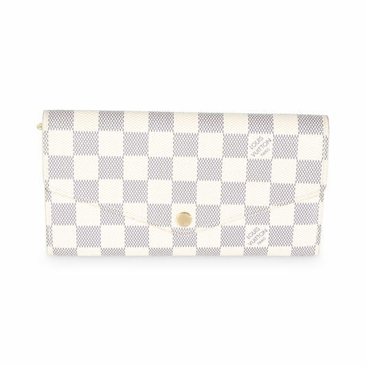 Louis Vuitton Damier Azur Canvas Sarah Wallet