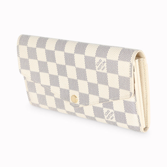 Louis Vuitton Damier Azur Canvas Sarah Wallet
