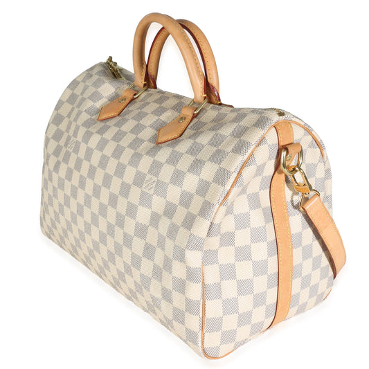 Louis Vuitton Damier Azur Canvas Speedy Bandouliere 35