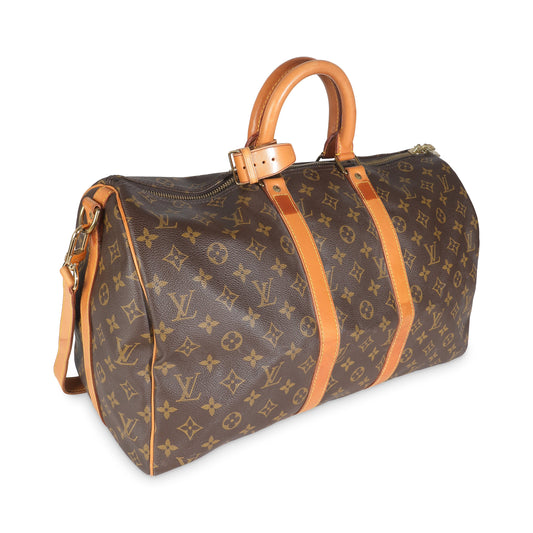 Louis Vuitton Monogram Canvas Keepall Bandouliere 45