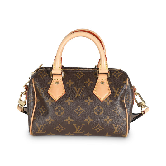 Louis Vuitton Black Monogram Canvas Speedy Bandouliere 20
