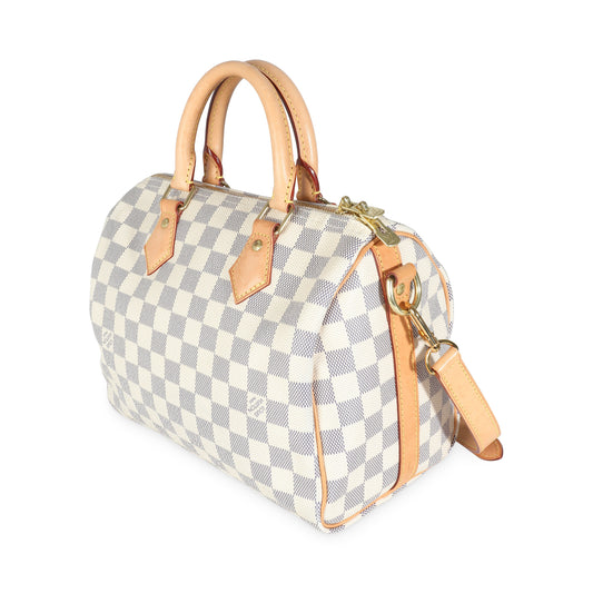 Louis Vuitton Damier Azur Canvas Speedy Bandouliere 25