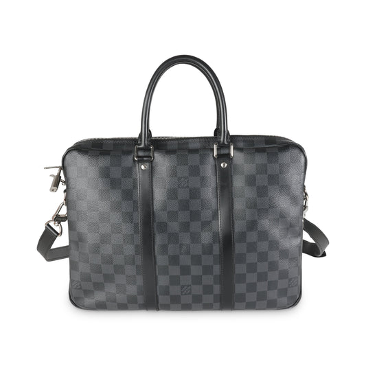 Louis Vuitton Damier Graphite Canvas Porte Documents Voyage PM