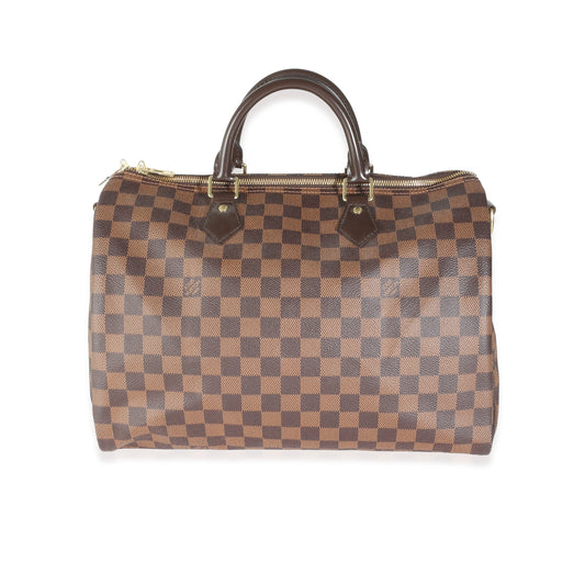 Louis Vuitton Damier Ebene Canvas Speedy Bandouliere 35