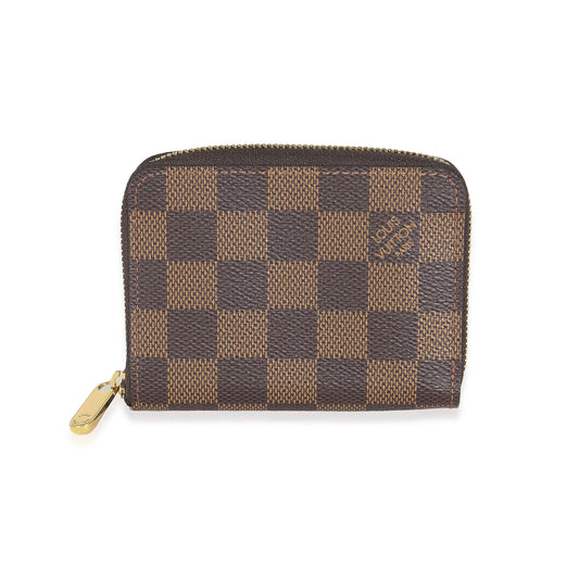 Louis Vuitton Damier Ebene Canvas Zippy Coin Purse