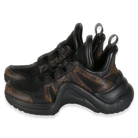 Louis Vuitton Calfskin Monogram Canvas LV Archlight Sneakers 37