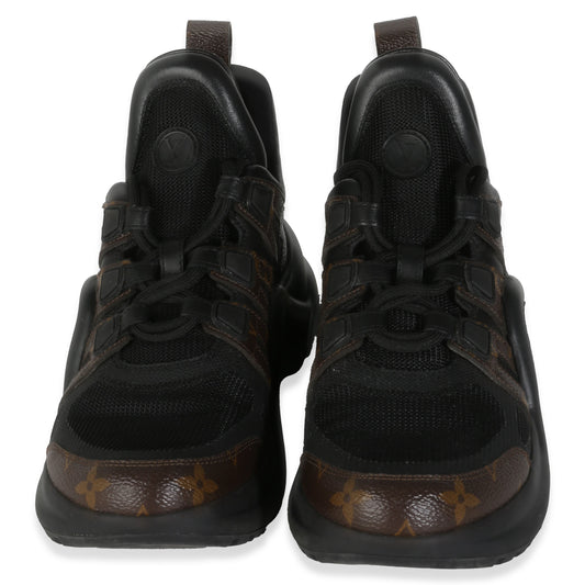 Louis Vuitton Calfskin Monogram Canvas LV Archlight Sneakers 37