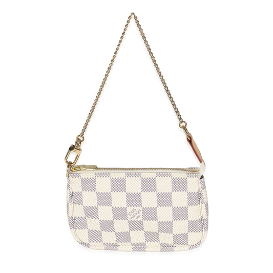 Louis Vuitton Damier Azur Canvas Mini Pochette Accessories