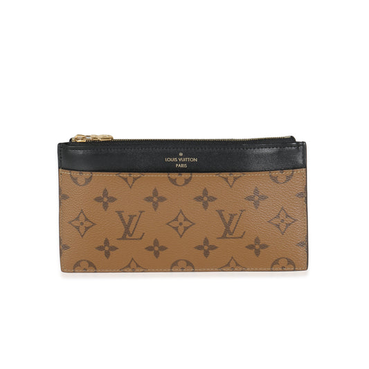 Louis Vuitton Monogram Reverse Canvas Slim Purse